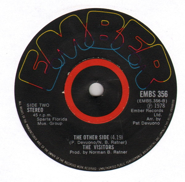 The Visitors (21) : Close Encounters Of The Third Kind (7", Single)