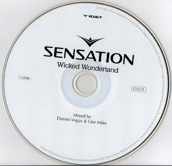Various : Sensation - Wicked Wonderland - Belgium 2010 (2xCD, Comp, Mixed)
