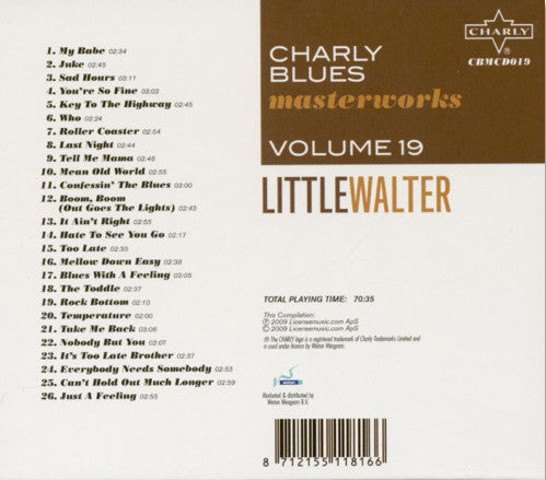 Little Walter : Charly Blues Masterworks Volume 19 - Little Walter (CD, Comp)