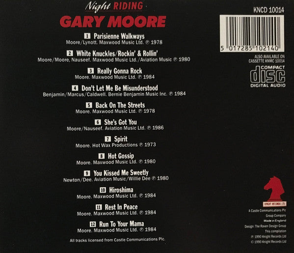 Gary Moore : Night Riding (CD, Comp)