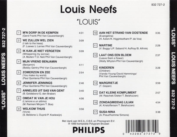 Louis Neefs : Louis (CD, Comp)