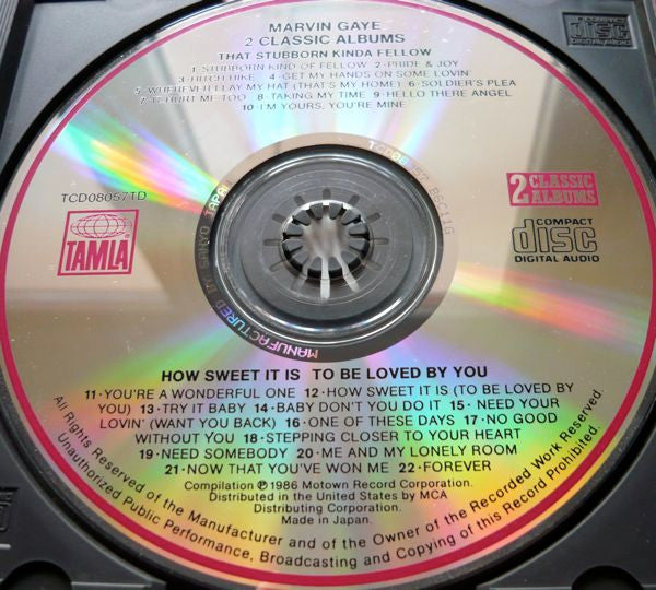 Marvin Gaye : That Stubborn Kinda Fellow / How Sweet It Is To Be Loved By You (CD, Album, Comp, RM)