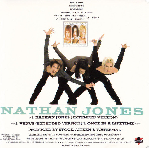 Bananarama : Nathan Jones (CD, Maxi)