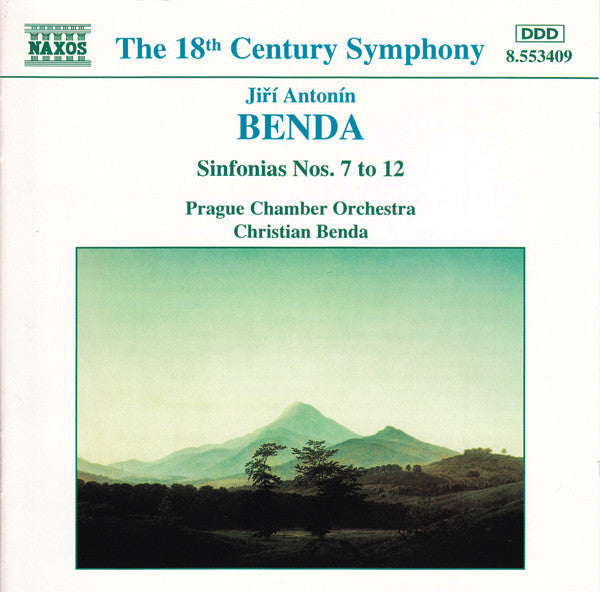 Georg Anton Benda - Prague Chamber Orchestra, Christian Benda : Sinfonias Nos. 7 - 12 (CD, Album)