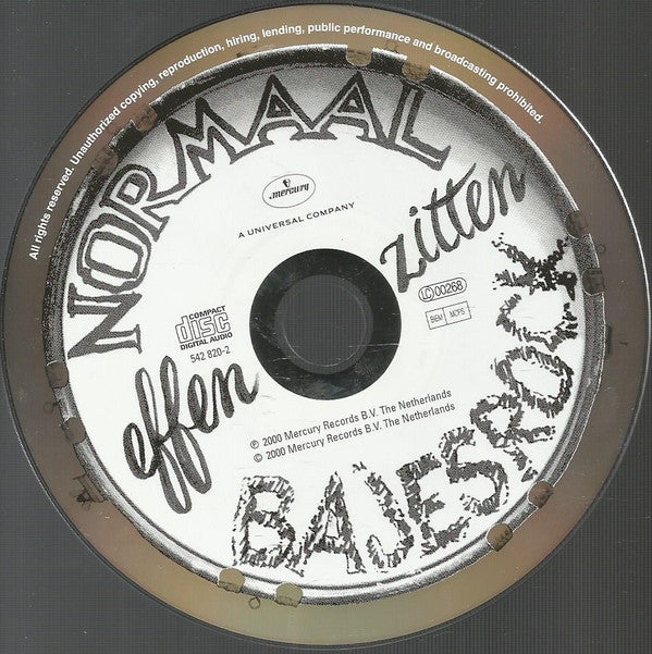 Normaal : Effen Zitten (CD, Album)