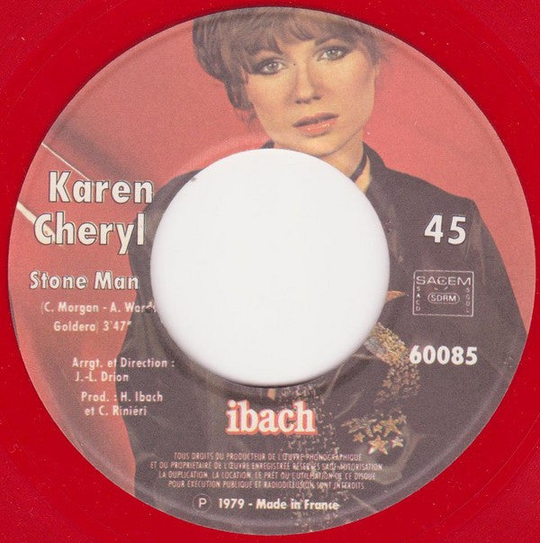 Karen Cheryl : Show Me You're Man Enough (7", Single, Ltd, Red)