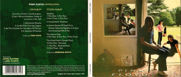Pink Floyd : Ummagumma (2xCD, Album, RE, RM)