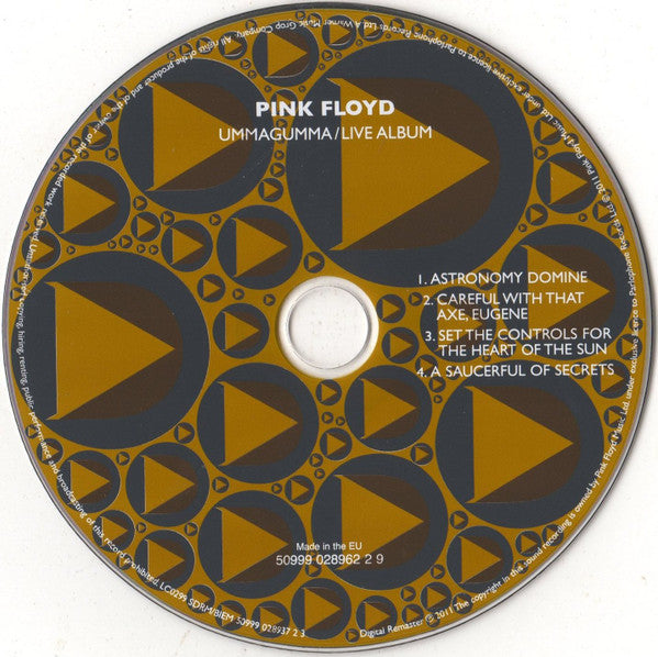 Pink Floyd : Ummagumma (2xCD, Album, RE, RM)