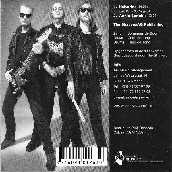 The Shavers : Halvarine (Gatverdamme) (CD, Single)