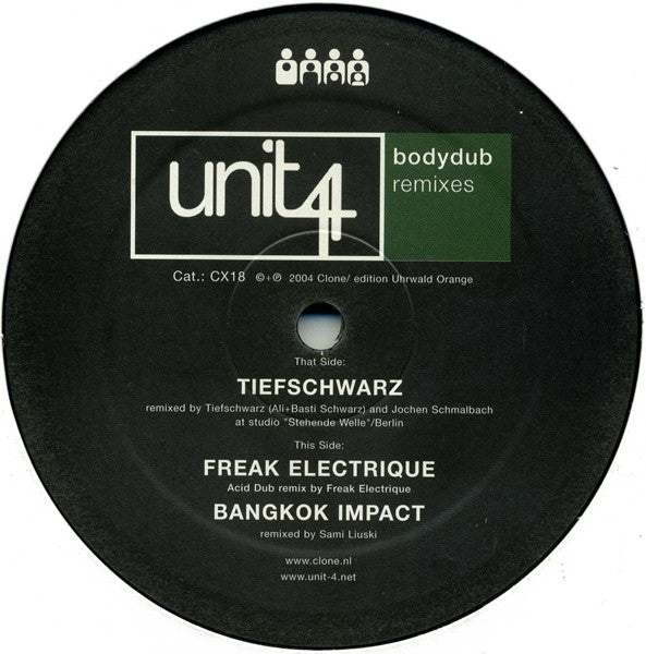 Unit 4 (2) : Bodydub (Remixes) (12")