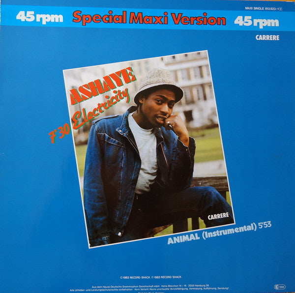 Ashaye : Electricity (12", Maxi)