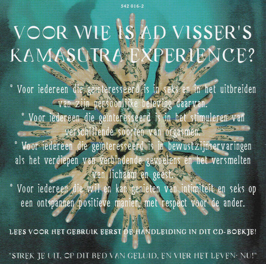 Ad Visser : Ad Visser's Kamasutra Experience: Train Your Brain For Better Sex (CD, Album)