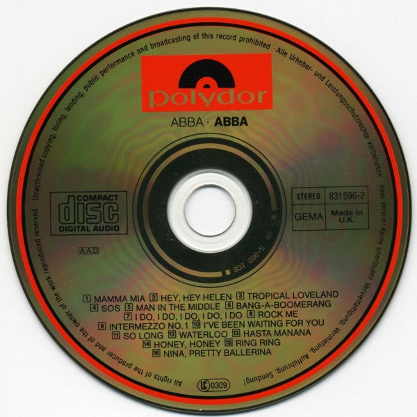 ABBA : ABBA (CD, Album, RE)