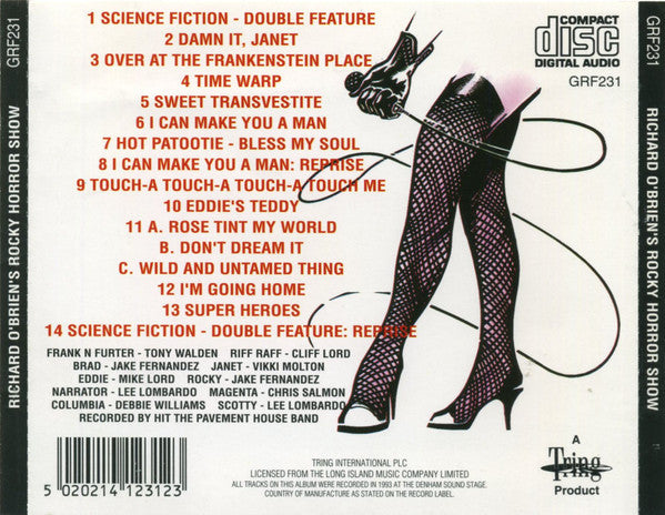 The Christopher/Emery Company : Richard O'Brien's The Rocky Horror Show (CD, Album)