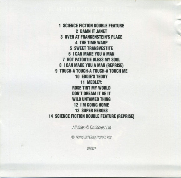The Christopher/Emery Company : Richard O'Brien's The Rocky Horror Show (CD, Album)