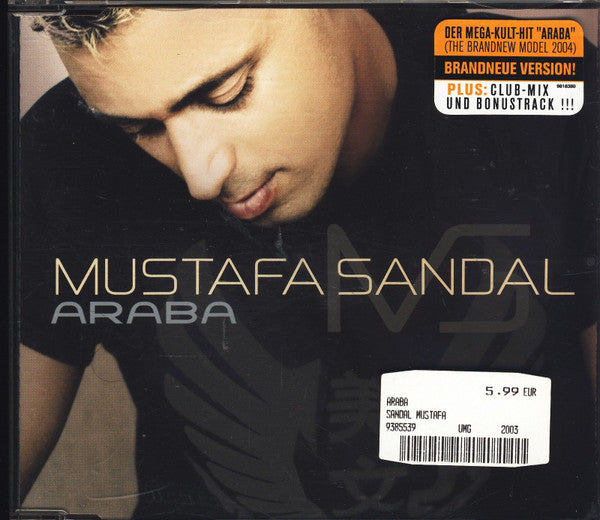 Mustafa Sandal : Araba (CD, Maxi, Copy Prot.)
