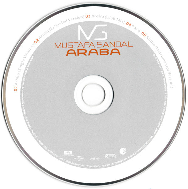 Mustafa Sandal : Araba (CD, Maxi, Copy Prot.)