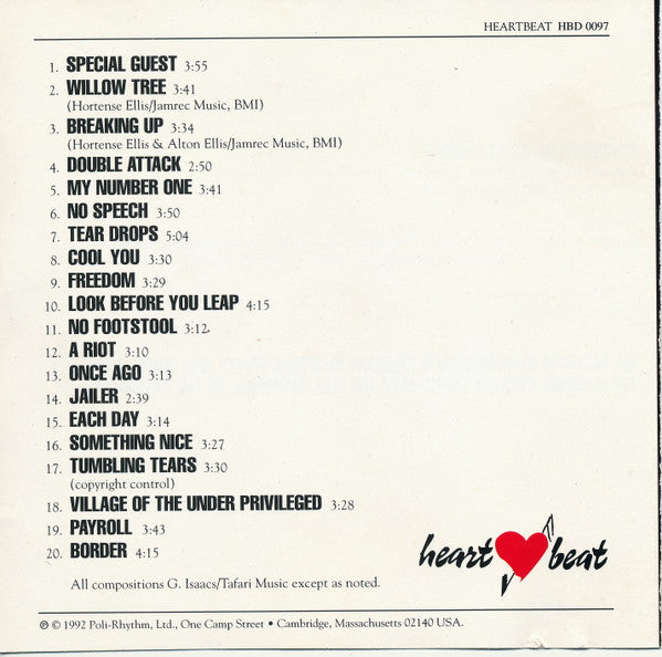 Gregory Isaacs : Best Of Volumes One And Two (CD, Comp, Club)