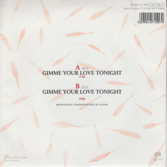 Sandy Wilson : Gimme Your Love Tonight (7", Single)