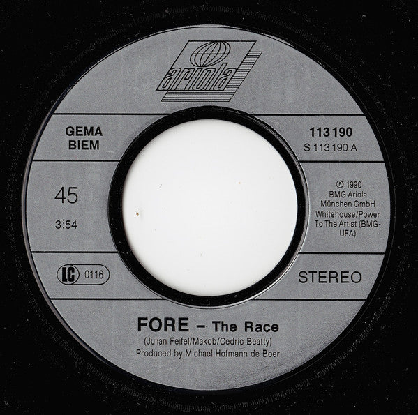 Fore : The Race (7", Single)