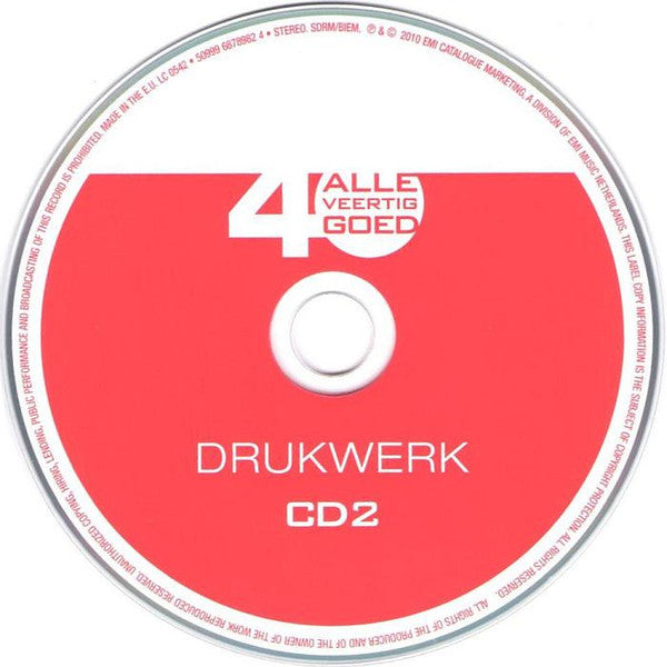 Drukwerk : Alle 40 Goed (2xCD, Comp)