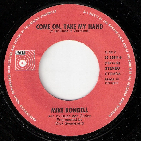 Mike Rondell : I'm Sorry Sir (7", Single)