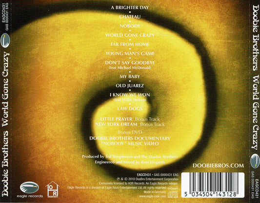 The Doobie Brothers : World Gone Crazy (CD, Album + DVD, NTSC, Dol)