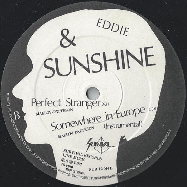 Eddie & Sunshine : Perfect Stranger (12")