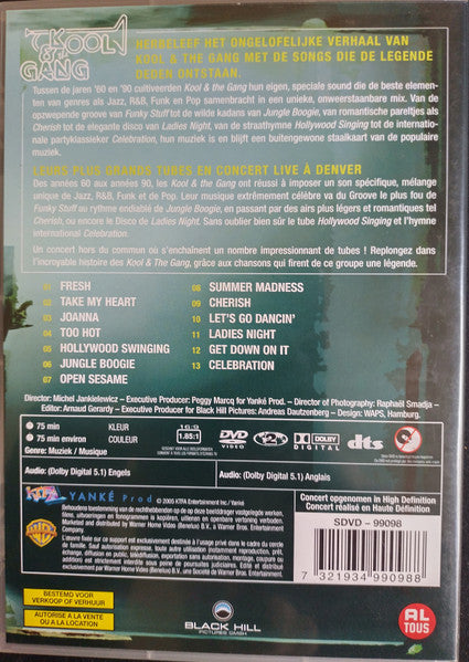 Kool & The Gang : The Greatest Hits Concert For Their 40th Anniversary (DVD, PAL)