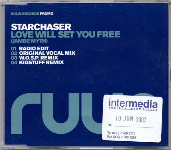 Starchaser : Love Will Set You Free (Jambe Myth) (CD, Maxi, Promo)