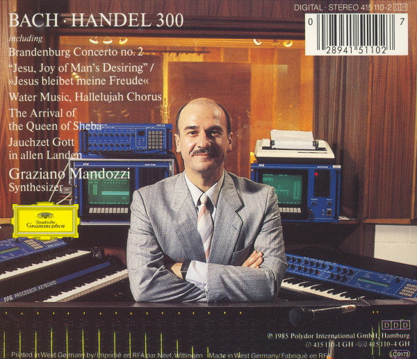 Johann Sebastian Bach / Georg Friedrich Händel - Graziano Mandozzi : Bach • Handel 300 (CD, Album)
