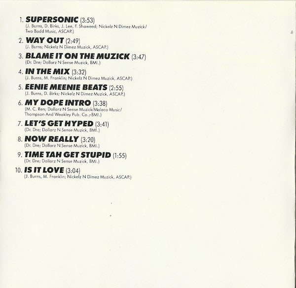J.J. Fad : Supersonic - The Compact Disc (CD, Album)