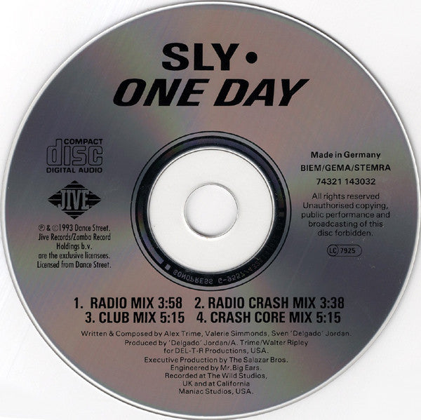 Sly! : One Day (CD, Maxi)