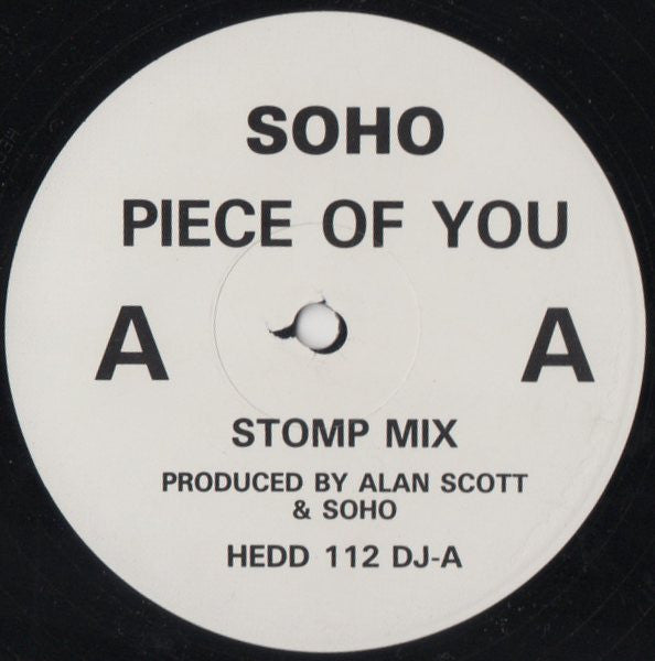 Soho (2) : Piece Of You (12", Promo)