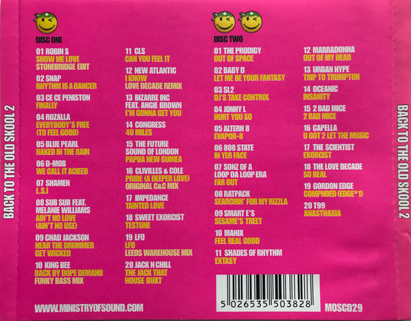 Various : Back To The Old Skool 2 (2xCD, Comp, Mixed)