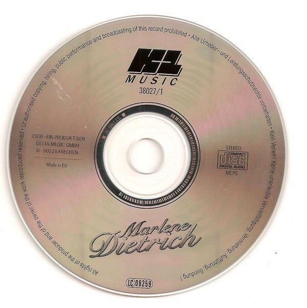 Marlene Dietrich : Marlene Dietrich (CD, Comp)