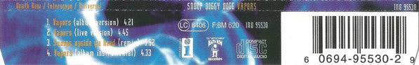 Snoop Dogg : Vapors (CD, Single)