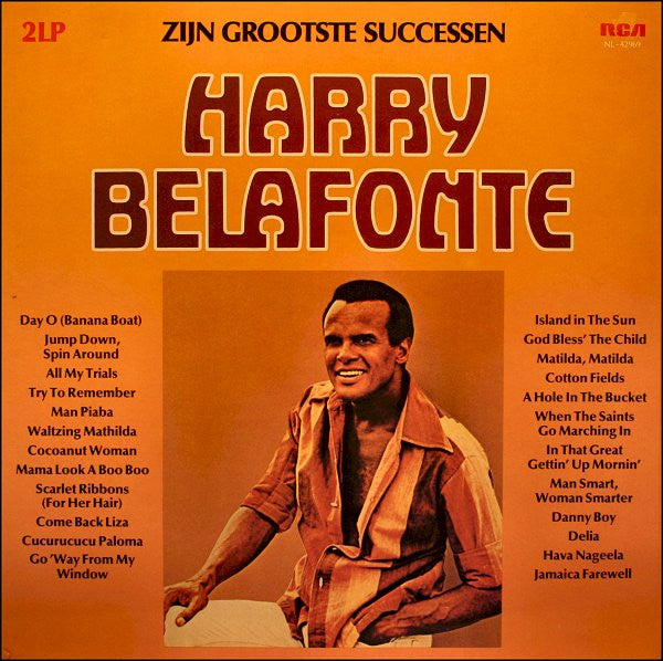 Harry Belafonte : Zijn Grootste Successen (2xLP, Comp, Gat)