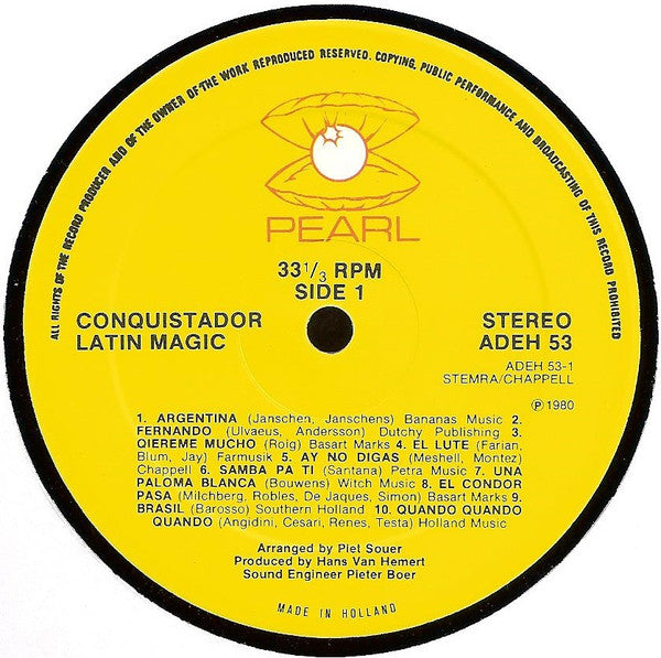 Conquistador : Latin Magic (LP, Album)