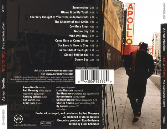 Aaron Neville : Nature Boy: The Standards Album (CD, Album)