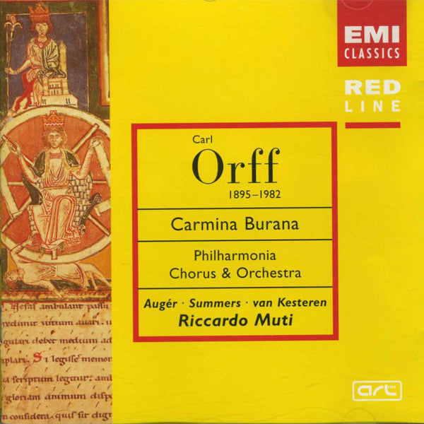 Carl Orff, Philharmonia Chorus & Philharmonia Orchestra, Arleen Auger, Jonathan Summers, John Van Kesteren, Riccardo Muti : Carmina Burana (CD)