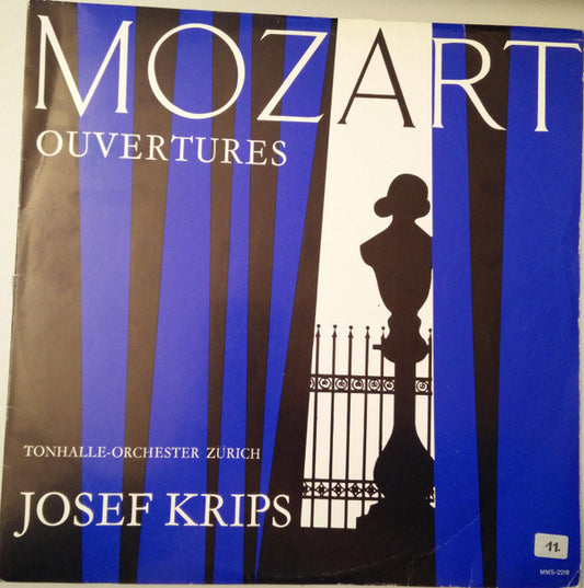 Wolfgang Amadeus Mozart, Josef Krips, Tonhalle-Orchester Zürich : Ouvertures (LP)