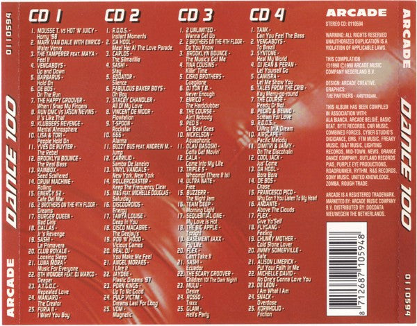 Various : Dance 100 (4xCD, Comp)