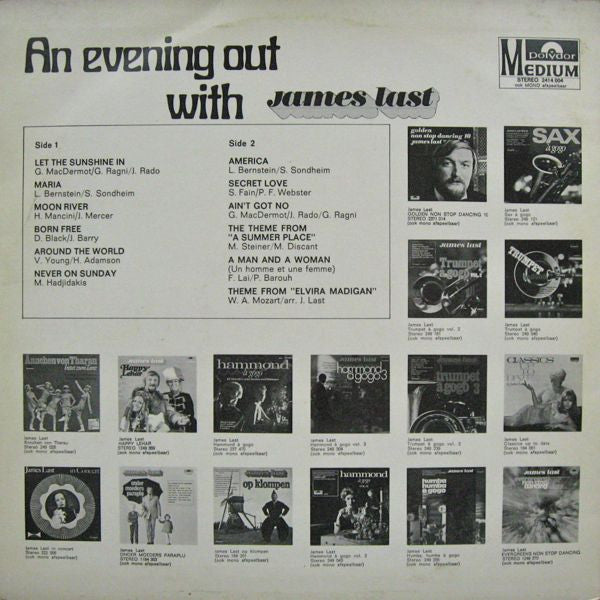 James Last : An Evening Out With James Last (LP, Comp)