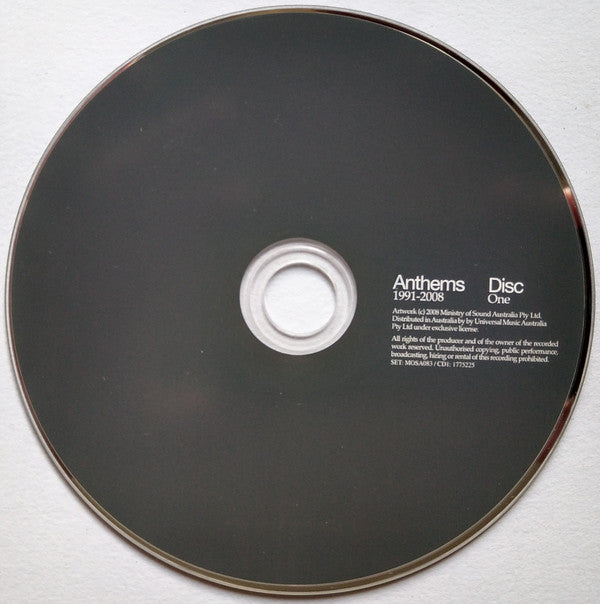 Various : Anthems 1991-2008 (3xCD, Comp, Son)