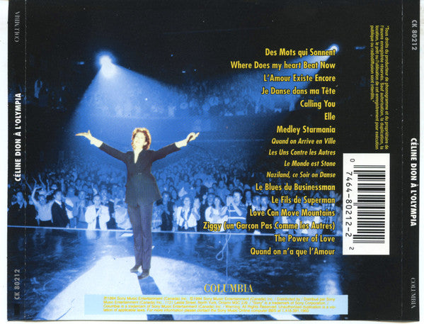 Céline Dion : À L'Olympia (CD, Album)