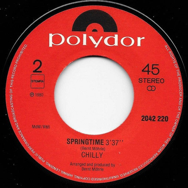 Chilly : Come Let's Go (7", Single)