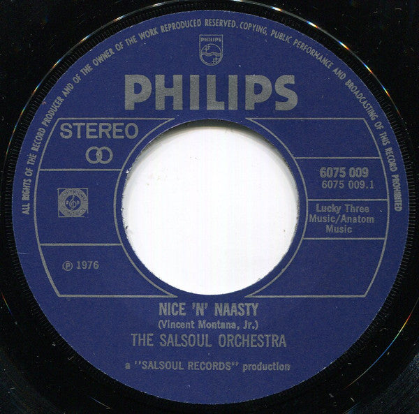 The Salsoul Orchestra : Nice 'N' Naasty (7")