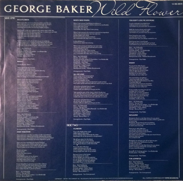 George Baker : Wild Flower (LP, Album)