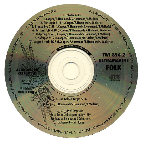 Ultramarine : Folk (CD, Album)